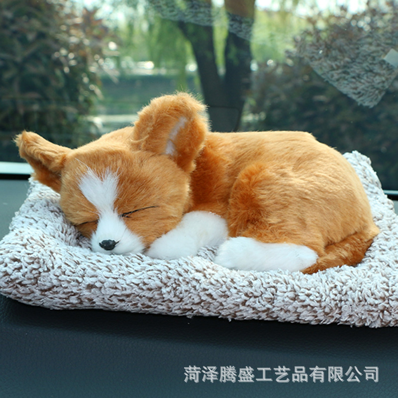 Decoraciones para el interior del coche con diseño de gatos simulados, bolsas de carbón de bambú, adornos de perros simulados, artículos y suministros de carbón activado al por mayor. image 9