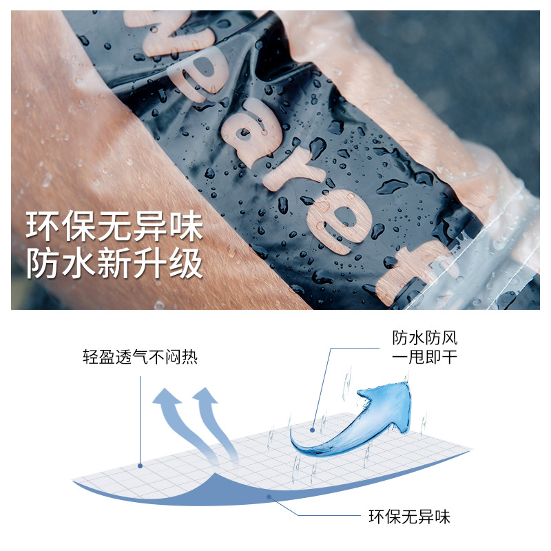 Cachorro impermeable de cuatro patas impermeable todo incluido perro grande mascota perro mediano y grande perro pequeño día lluvioso ropa poncho