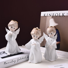 欧式陶瓷人物小天使摆设 创意客厅装饰品摆件家居饰品创意礼物