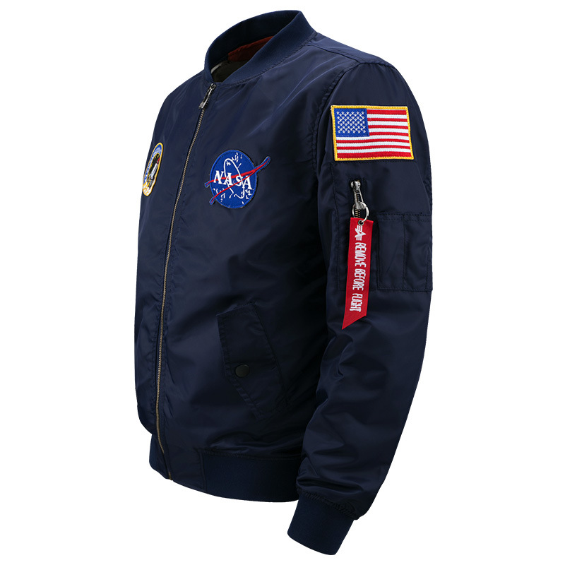 Primavera y otoño NASA conjunta astronauta capa de la Fuerza Aérea MA01 piloto americano hombres otoño ropa más tamaño marca moda top image 6