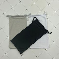 Factory Wholesale Glasses Bag Microfiber Pin Triple Glasses Bag Double Drawstring Drawstring Pocket Sunglasses Bag