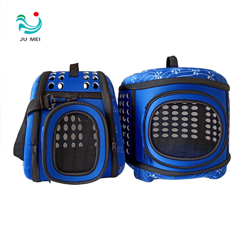 eva pet bag going out car handbag foldable breathable dog backpack portable cat bag large capacity wholesale