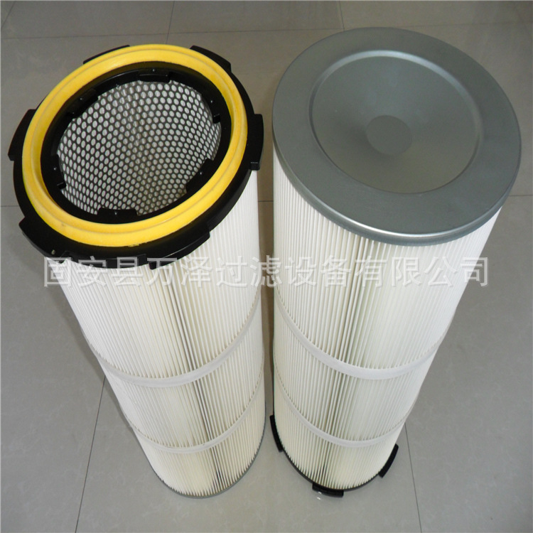 万泽供应除尘器滤筒 阻燃滤筒滤芯 除尘用复合长纤维滤筒