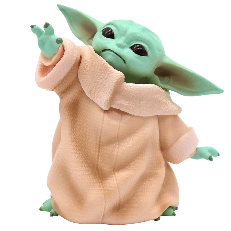 Baby Yoda Ornament Baby Yoda Toy Star Wars Peripheral Pvc Baby Yoda Figure
