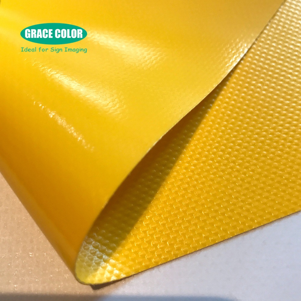 海宁涂层刀刮布篷盖布PVC篷布夹网篷布20*20