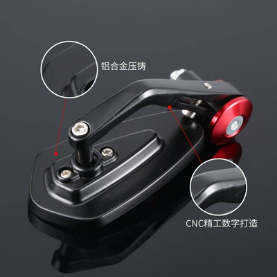 Handlebar Rear View Mirror 22mm Caliber — Motorcycle rearview mirror