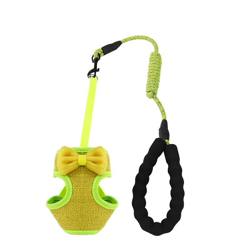 Suministros para mascotas Amazon nuevo chaleco PET pecho y espalda cuerda de tracción pequeño y mediano perro cuerda de tracción