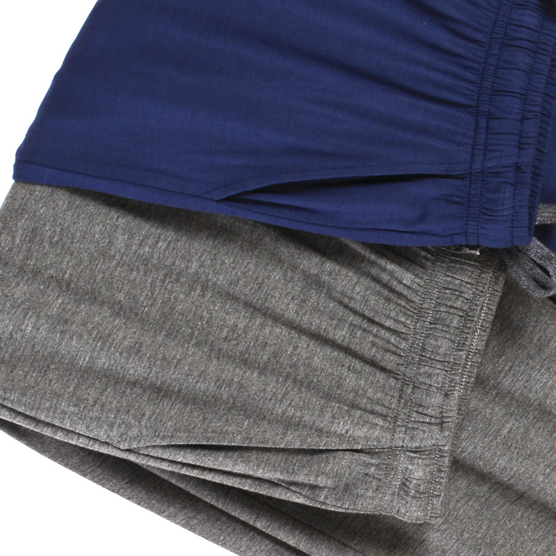 Pantalones de pijama para hombres pantalones delgados de verano Pantalones a prueba de mosquitos atados al tobillo pantalones de pijama modal se pueden usar fuera de casa pantalones de ejercicio matutino
