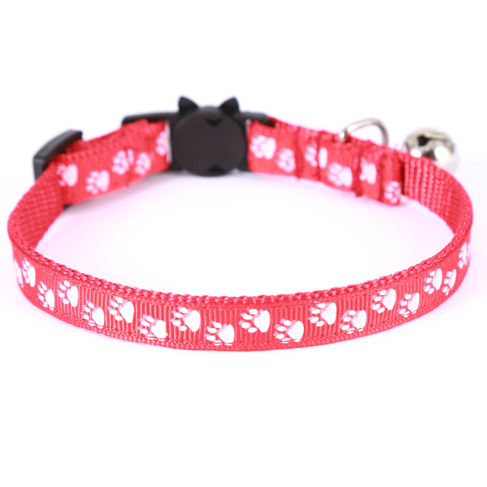 Transfronterizo nuevo gato campana gato garra barba collar de mascota hebilla de seguridad ajustable collar de gato de luz nocturna