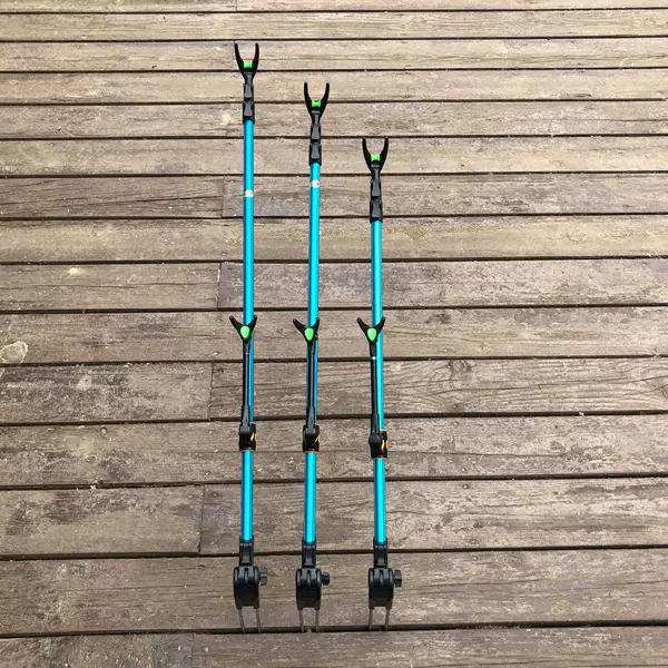 Fishing Rod Bracket Thickened Colored Aluminum Alloy Battery Bracket Fishing Rod Rod Rod Fishing Box Insertion Dual-purpose Battery Bracket Fishing