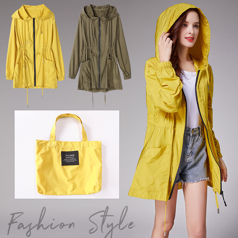 2022 new adult fashion short raincoat top women's hiking trench coat foreign trade AliExpress Amazon 2022 new adult fashion short raincoat top women's hiking trench coat foreign trade AliExpress Amazon