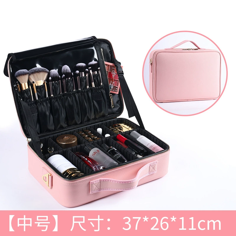 Capacious handheld cosmetic bag for manicure, wholesale