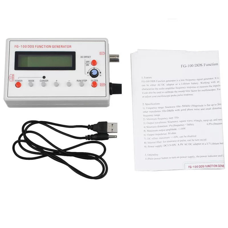 DDS function signal generator DDS Function Signal Generator FG-100