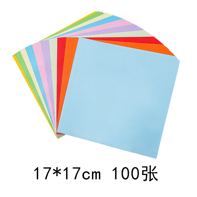 80g diez colores 17/17*100 piezas