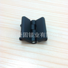 電櫃鉸鏈KL226-2A鋅合金機櫃螺釘鉸鏈 機箱合頁 工業鉸鏈黑色合頁