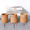 Woven props handmade, jewelry, round storage system, set with accessories, 3 piece set