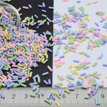 蛋糕装饰彩色巧克力屑颗粒软陶DIY手工环保软陶材质史莱姆配件