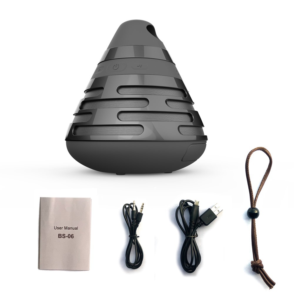 New BS-06 Bluetooth speaker wireless portable built-in microphone hands-free phone Bluetooth speaker