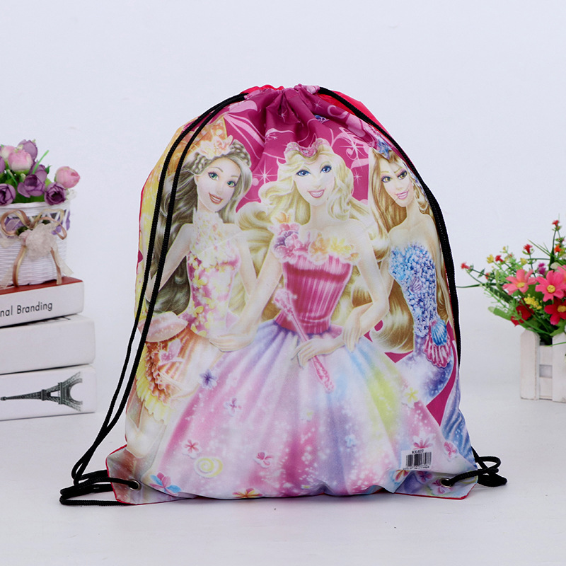 Mochila deportiva Bolsillo con cordón de poliéster impreso publicitario personalizado bolso de mano con cordón deportivo personalizado bolso de almacenamiento con cordón personalizado