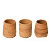 Woven props handmade, jewelry, round storage system, set with accessories, 3 piece set