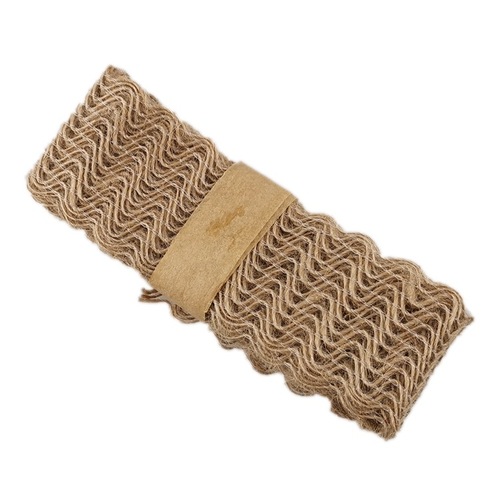 Narrow 2-meter roll kindergarten environmental creation material handmade DIY decorative cotton and linen rope woven edge ribbon