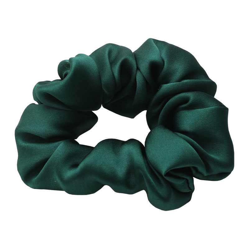 Anillo de pelo de seda artificial ins Wind Net rojo color sólido anillo de pelo de intestino grueso estilo coreano simple anillo de intestino grueso pequeña cuerda de pelo de hadas al por mayor