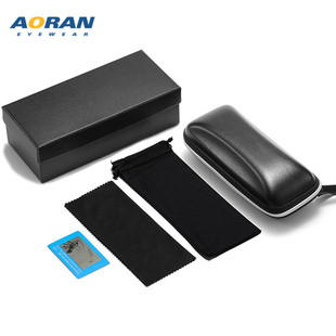 Factory direct supply glasses box zipper box glasses cloth glasses bag screwdriver snap box handbag mirror box a generation of hair