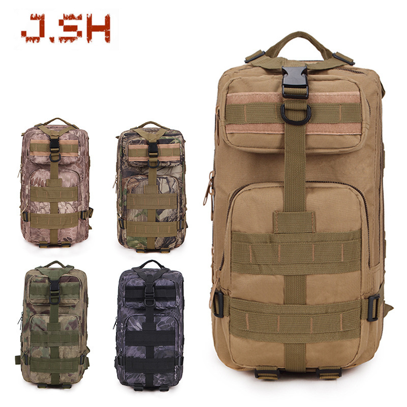 Junsheng Camouflage Tactical 3p Backpack Outdoor Sports Mountaineering Bag Hiking Bag Waterproof Wear-resistant Travel Backpack Junsheng Camouflage Tactical 3p Backpack Outdoor Sports Mountaineering Bag Hiking Bag Waterproof Wear-resistant Travel Backpack