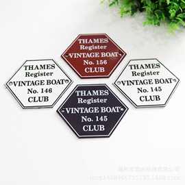 厂家搪瓷牌复古装饰牌搪瓷号码牌编号牌门牌异形标示牌挂牌特制