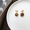 Ear clips, fashionable small earrings, no pierced ears, internet celebrity, simple and elegant design