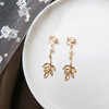 Ear clips, fashionable small earrings, no pierced ears, internet celebrity, simple and elegant design