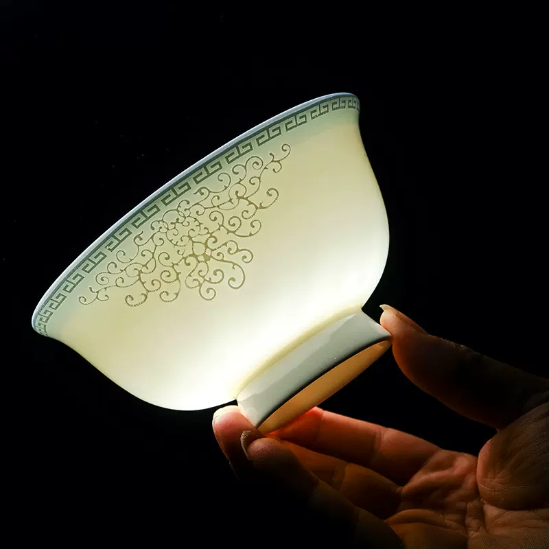 碗碟套装 家用景德镇釉中彩骨瓷餐具套装 陶瓷饭碗实用碗盘批发