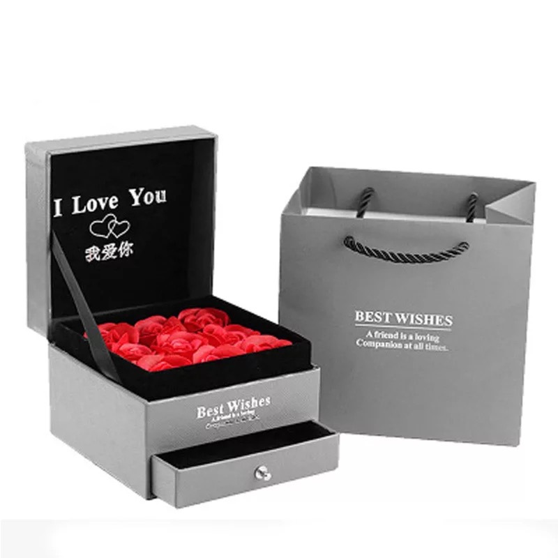 高档首饰包装戒指项链手链首饰盒子送礼送老婆送女友情人节