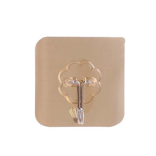 Reusable Non-Piercing Adhesive Hook Strong Self-Adhesive Invisible Wire Fabric Hanger for Clothes and Accessories Wall Mounting Transparent Hook for Wholesale