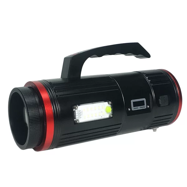 Star Warrior Fishing Light Strong Xenon Zoom Dual-Color High-Power Yellow Light Blue Light Flashlight Outdoor Fishing Night Fishing Light