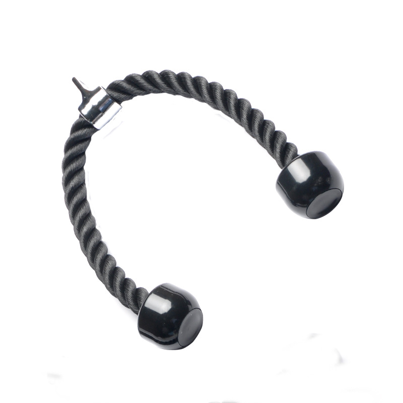 Cuerda de tríceps de doble cabeza cuerda de tracción presión inferior entrenador integral cuerda de tracción dispositivo Tricepspull cuerda