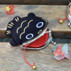 Jewelry bag #AB-W1 Zhaodu and Wind fabric goldfish iron fixture coin wallet