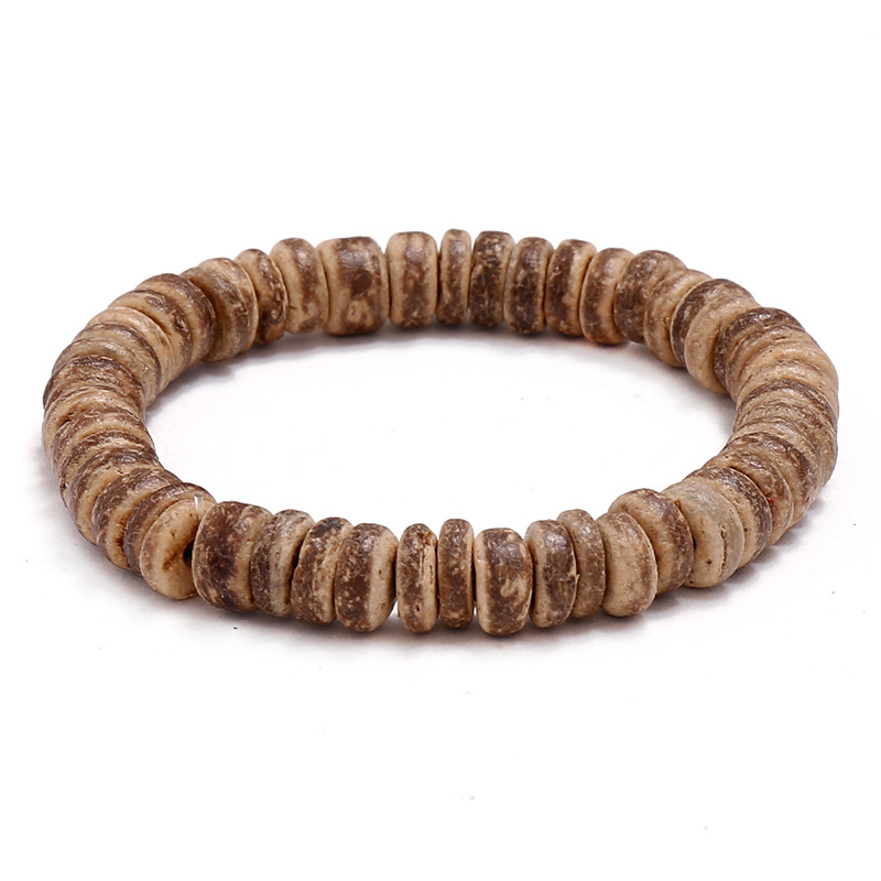 Men's Retro Coconut Shell Simple Bracelet Creative Hand Jewelry_voghion.com