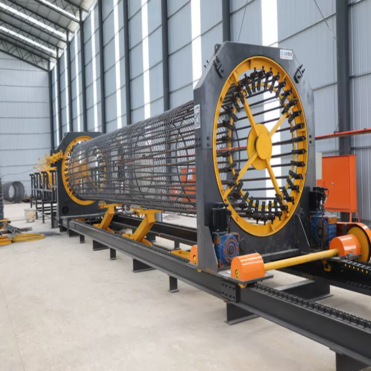 贵州钢筋笼滚焊机 自动钢筋笼滚笼机 大型钢筋笼成型设备