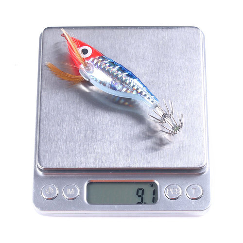 HENG JIA Hengjia Fishing Gear Luminous Horizontal Shrimp Bionic Bait 10cm9g Fishing Bait Squid Hook Luminous Squid Needle