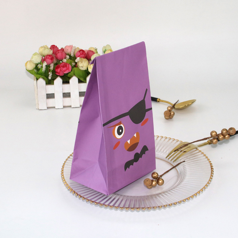 Nueva FIESTA DE Halloween embalaje de alimentos bolsa de papel fuente de fábrica al por mayor