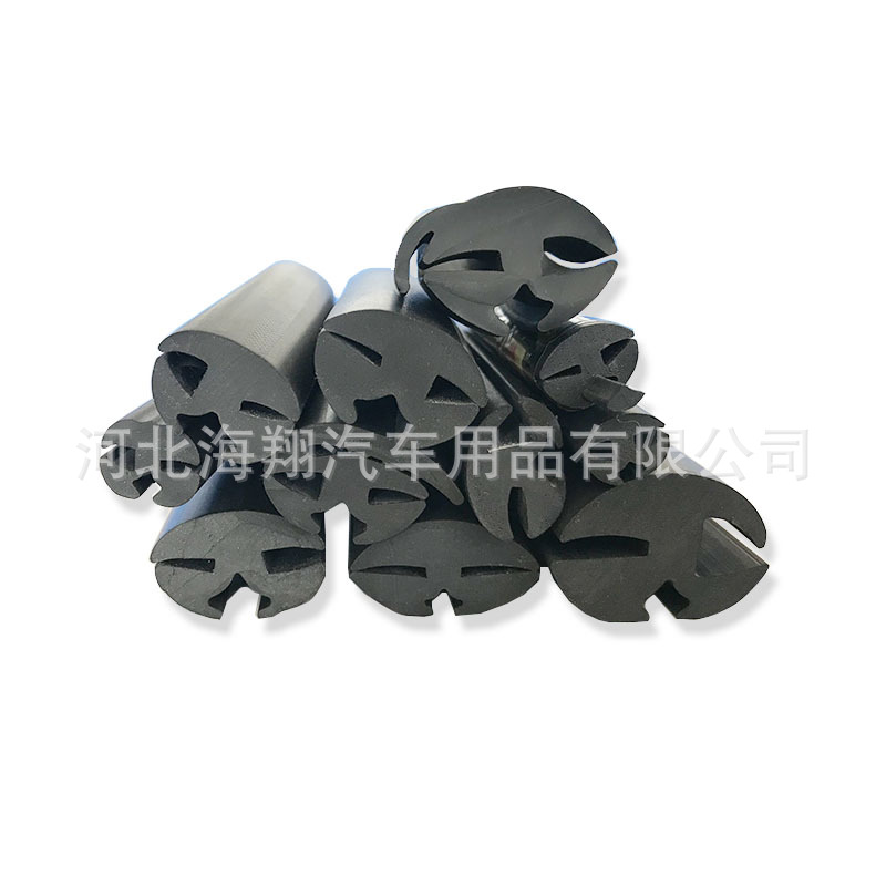 EPDM玻璃三口橡胶密封条 汽车挡风玻璃密封条 驾驶室窗户密封条