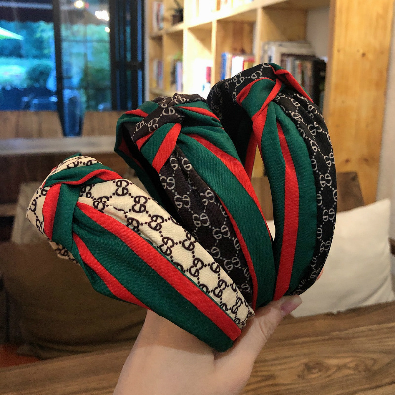 Japanese and Korean Style Headwear Knot Hair Band Korean Academy Style Simple Wide-brimmed Headband Hair Card Sports Face Washing Solid Color Hair Band