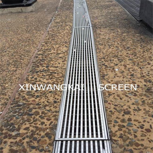 浴室下水道排水楔形格栅板 污水过滤不锈钢楔形网1000*2000 厂家