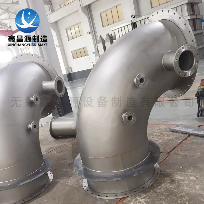 不锈钢烟囱管道254SMO大口径船舶管道船用排烟管道弯头风管加工