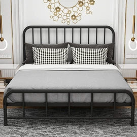 铁艺/钢木床;棕榈弹簧床垫