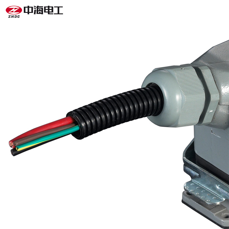 AD54.5加厚PP阻燃波纹管聚丙烯汽车线束塑料电缆穿线浪管 25米/卷