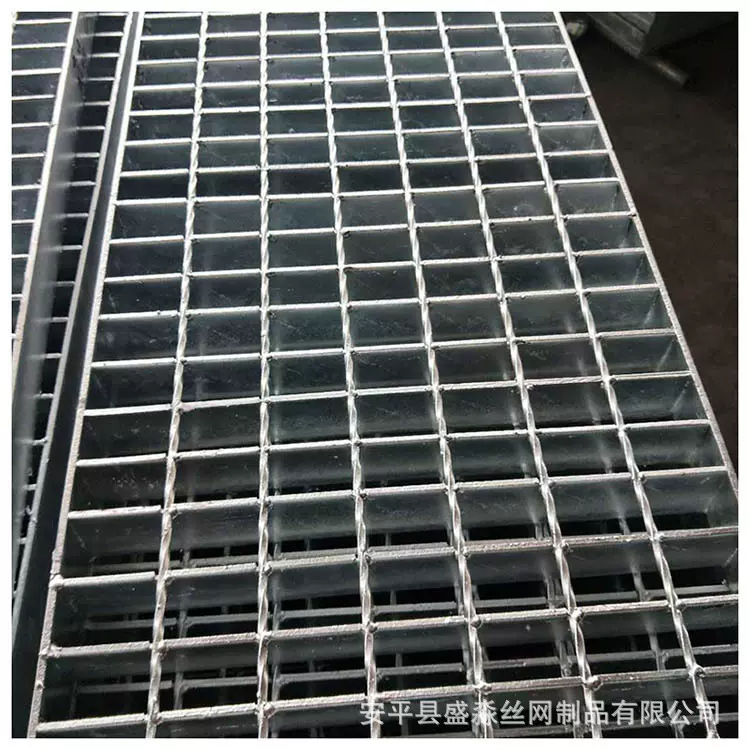 厂家批发 热镀锌钢格栅板下水道排水沟盖板 污水盖板平台踏步板