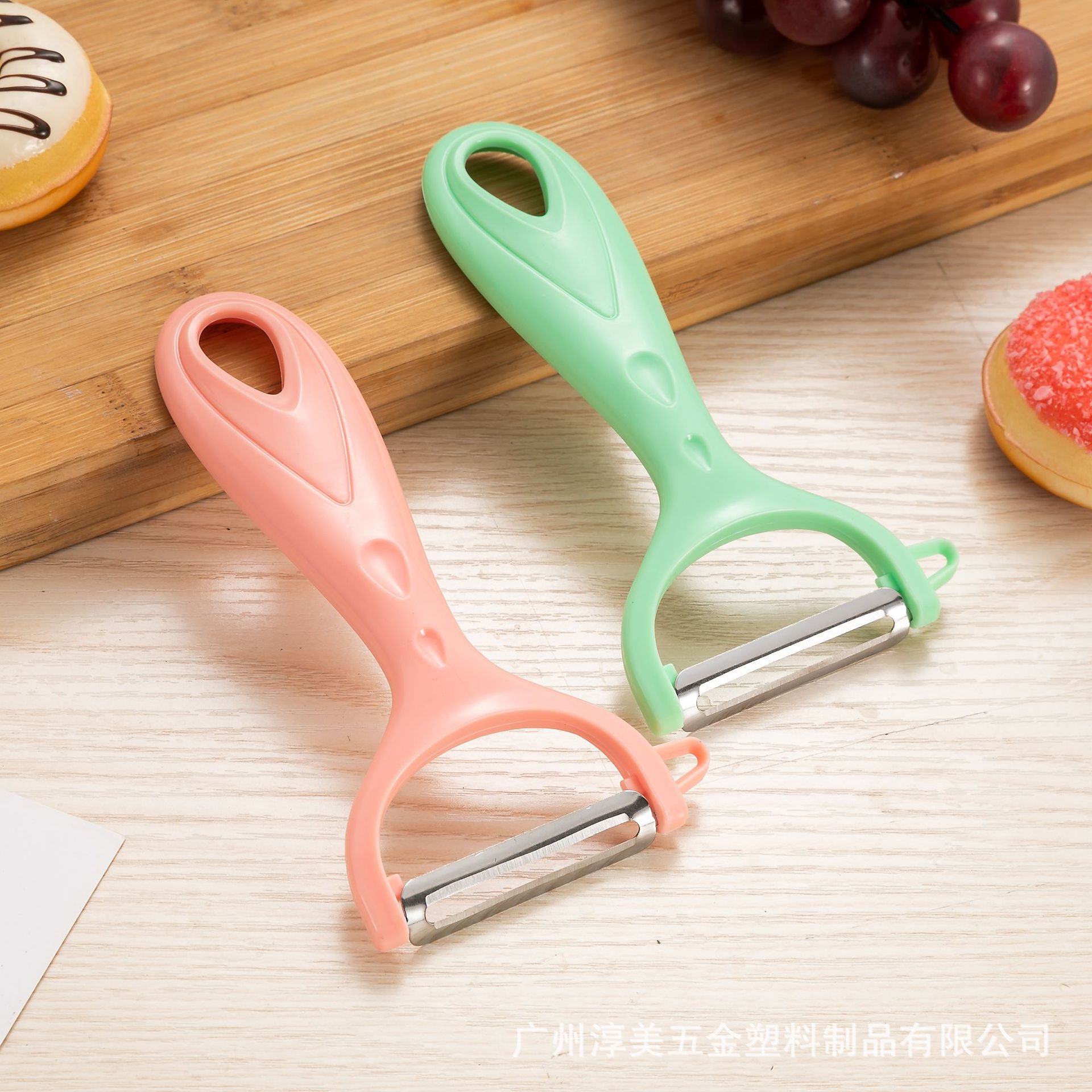 Pelador multifunción de acero inoxidable personalizado dos en uno Cepilladora de melón y fruta Cepilladora de patata pelador de manzana