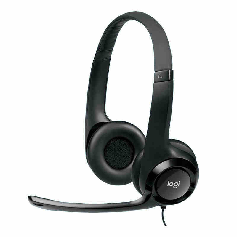 Suitable for Logitech H390Usb Headset with Microphone, Computer Office Gaming USB Plug Headset